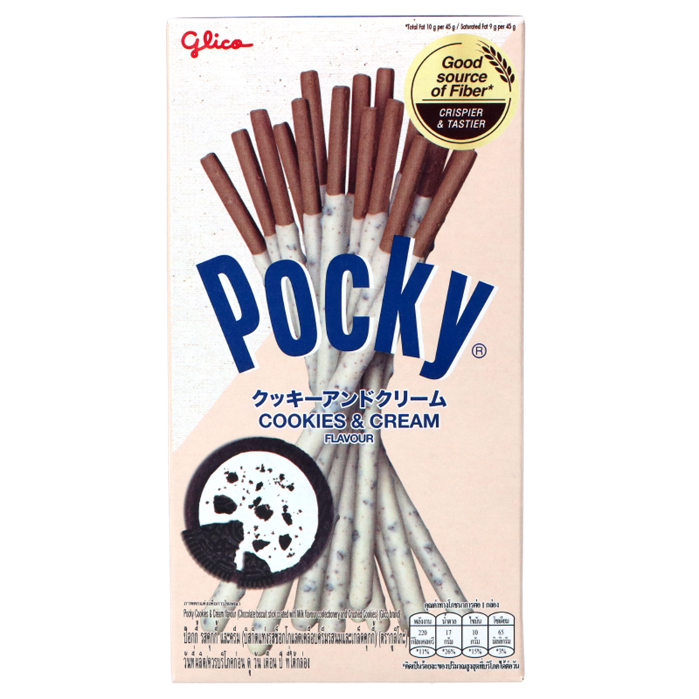 Pocky Cookies and Cream 40g (Halal)