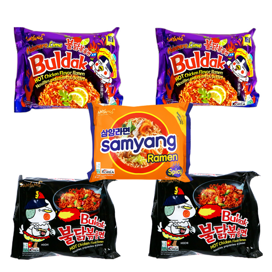 Samyang Habanero Deal ( 2 Habonero + 2 Hot Chicken + 1 Original)