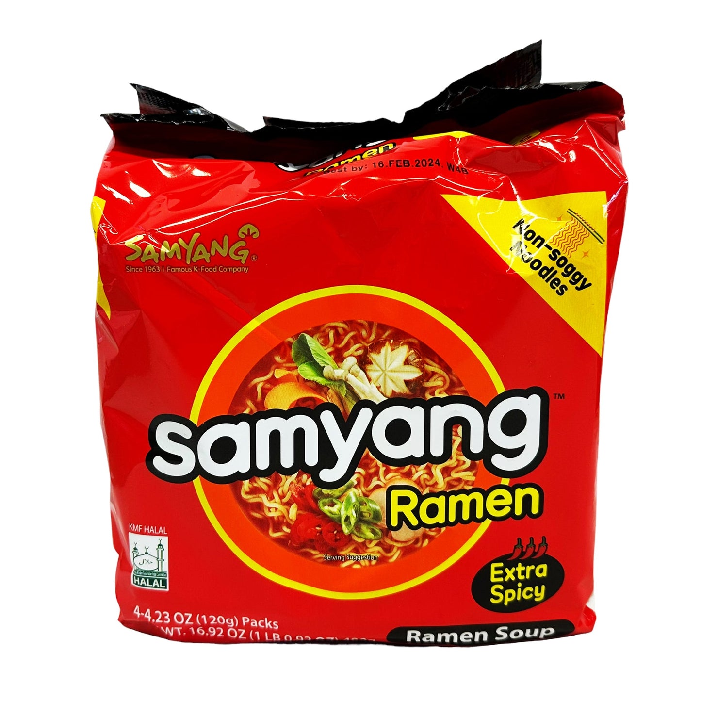 Samyang Ramen Spicy 600g Pack of Five